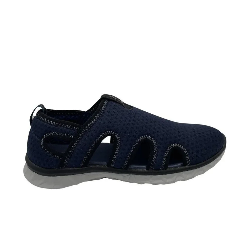Bass Outdoor Hex Mesh Vent Shoes Mens Size 7.5 Blue Slip On Water Hiking Outdoor